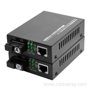 Good quality Gigabit optical Fiber Media Converter 20km 1310nm Conversor de medios de fibra